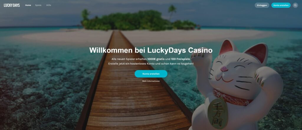 LuckyDays ohne deutsche Lizenz
