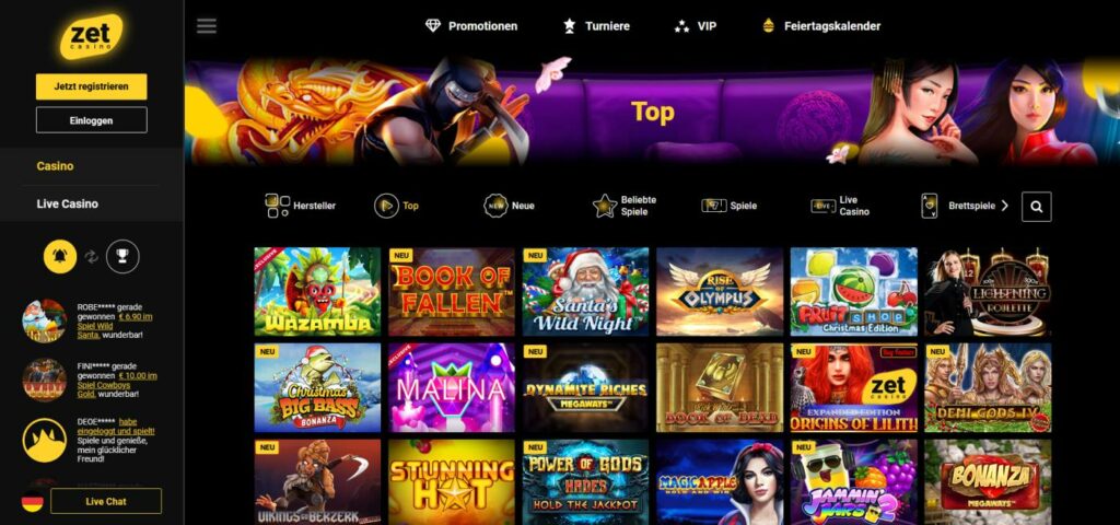 zet casino spiele