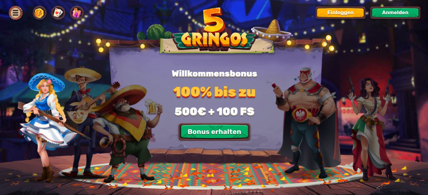 5 gringos casino