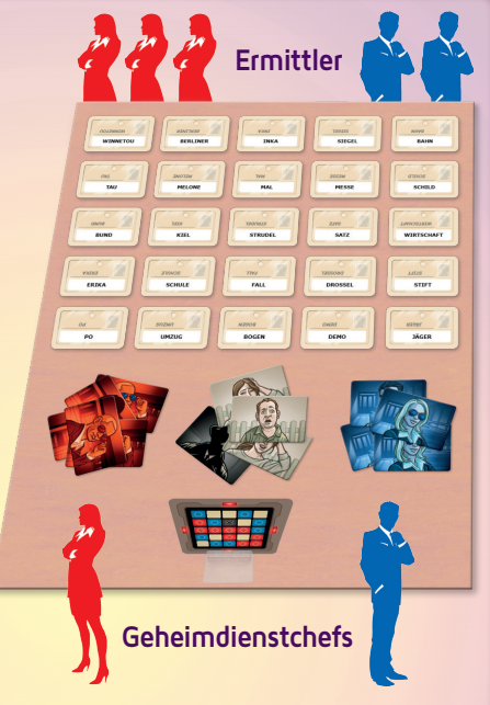 Codenames Spielvorbereitung