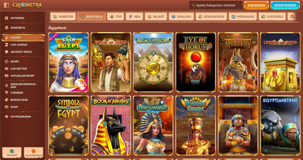 Cleobetra 3 Cleobetra Casino Aegypten Slots