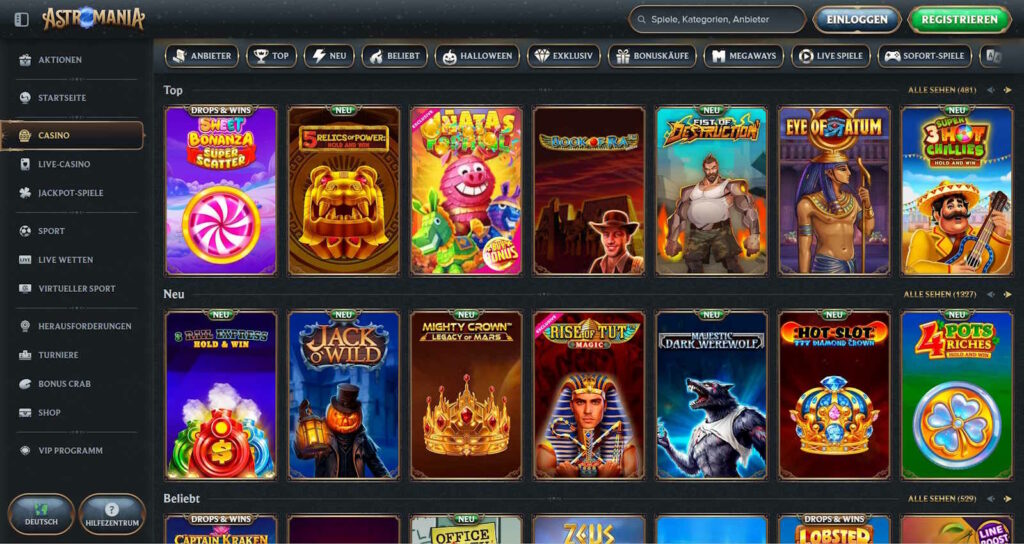 Astromania 2 Astromania Casino Spiele