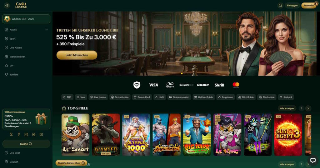 CashLounge 1 CashLounge Startseite