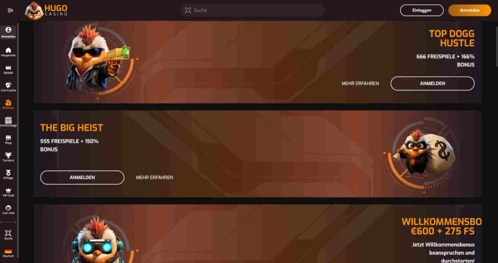 Hugo Casino 6 Hugo Casino Bonus