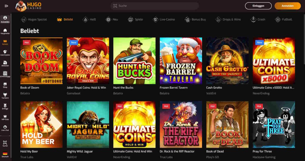 Hugo Casino 2 Hugo Casino Spielautomaten